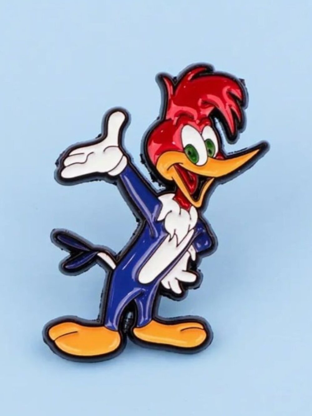 Woody Woodpecker Enamel Pin – Classic Cartoon Collectible!